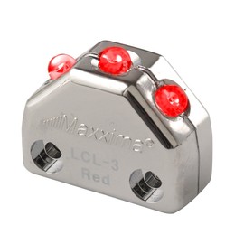 Maxxima LCL-3R 3 LED Red Chrome Micro Interior Courtesy Light