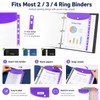 11 Hole Expanding File Pockets, Horizontal & Vertical Plastic Envelopes,
