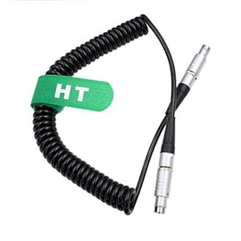 HangTon 24V Power Run Stop Coiled Cable RS 3 Pin for Sony Venice Camera Rialto ARRI Alexa Cinetape Tilta Trigger Box
