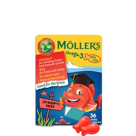 Moller’s ® | Omega 3 Jellies for Children | Strawberry | 36 Capsules