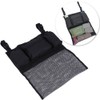 6 Pockets Wheelchair Back Storage Bag Garden Cart Mesh Cloth