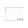 Sunstar Stationery Chiikawa S2958406 Monthly Notebook, A6, Chiikawa & Hachiware