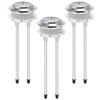 Enhon 4 Pack 48mm Toilet Tank Buttons, Flush Valve Dual