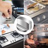 Rotary Knob Cooker 6mm Gas Stove Knobs Metal Universal Oven