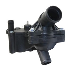 KarParts360 For Ford Explorer 2006 07 08 09 2010 Thermostat Housing Upper and Lower | Plastic | Black | 4.0 Liter | With Clip-On Style ECT Sensor | Excluded Thermostat | Replacement For 7295, 7310