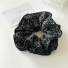 2 Piece Women's Large Floral Scrunchies for Oversized Lace Hair,