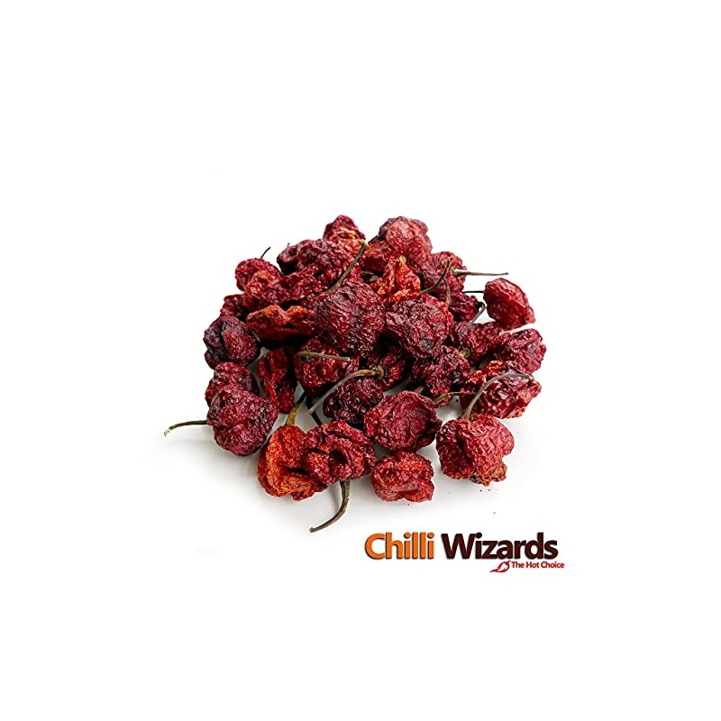 Genuine 100% Carolina Reaper Pods 10g - Worlds Hottest Chilli
