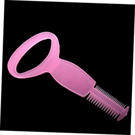 Housoutil Multi-purpose Mascara Applicator Guard Tool with Eyelash Eyebrow Comb Durable Plastic Random Color for Effortless Eyelash Grooming and Mascara Application