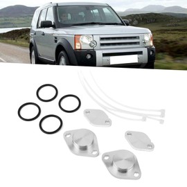 KooingTech EGR Delete Kit, X8R0021 EGR Valve Blanking Plate Tool, EGR Delete for Land Rover, EGR Blanking Plate with O Rings Plate Blanks Cable Tie Fit for Discovery 3/ Sport TDV6