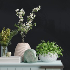 ALL-IN-ONE Limewash Paint, Faux Lime Wash Effect, Matte Suede Wall Treatment - Iron Gate, Quart