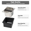 YURICK Espresso Knock Box, Coffee Knock Box for Espresso Grounds