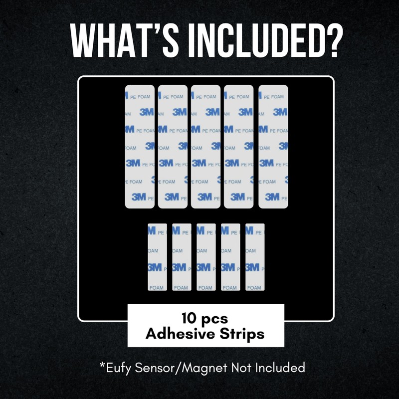 Contact Sensor Adhesive - Compatible with EUFY Sensor | Mounting