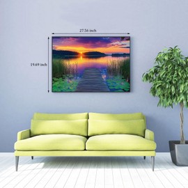 Sunset Lake Puzzle for Adults 1000 Piece Nature Landscape Lakeside Jigsaw