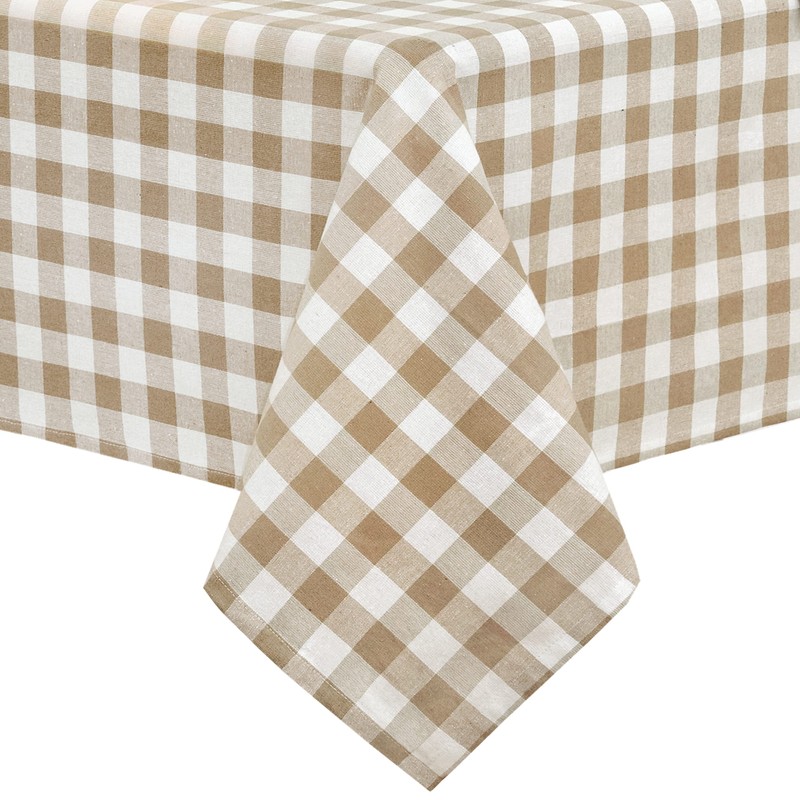 Home Bargains Plus Country Rustic Buffalo Plaid Cotton Fabric Placemats,