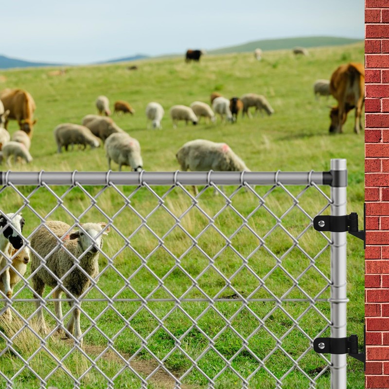 4Pack Wall Mount Gate Hinge, 1-5/8'' Pipe Gate Hinge Set