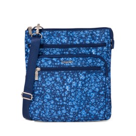 Baggallini Out and About Crossbody Bag for Women 10" x 10.7" Lightweight Handbags with RFID Card Slots Interior Divider