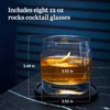 Libbey Signature Kentfield Rocks Cocktail Glasses, 12 ounce, Set of