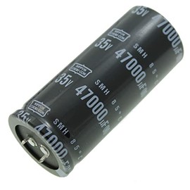Elko Capacitor Radial 47000µF 35V | Snap-in Electrolytic Capacitor up to 85°C | 47000uF Electrolytic Capacitor from United Chemi-Con