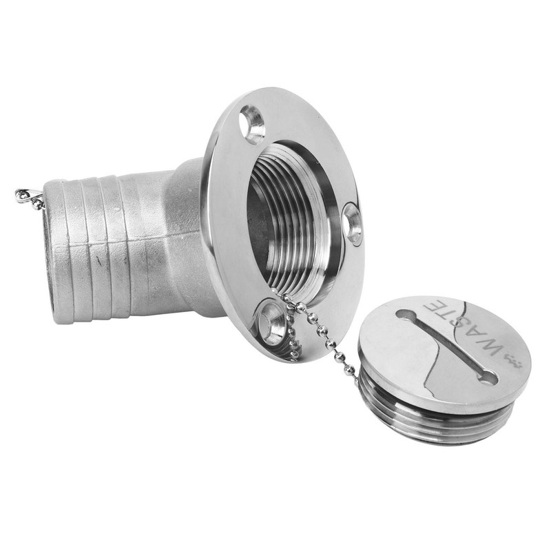 Boat Deck Filler with Key Cap Marine Stainless Steel Hardware