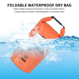 GVANCA Waterproof Dry Bag for Kayaking Lightweight Kayak Bag Roll Top Dry Sack for Beach, Boating, Paddle Boarding, Canoeing