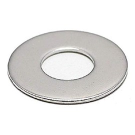 FOREVERBOLT FB3FLWASH8LOD2P100 Flat Washer, Standard, 8, 316 Stainless Steel, Finish NL-19, PK 100