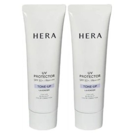 Hera UV Protector Tone Up Lavender 50ml+50ml/SPF50+ PA++++ / 헤라 유브이 프로텍터 톤업 라벤더 50ml+50ml/SPF50+ PA++++