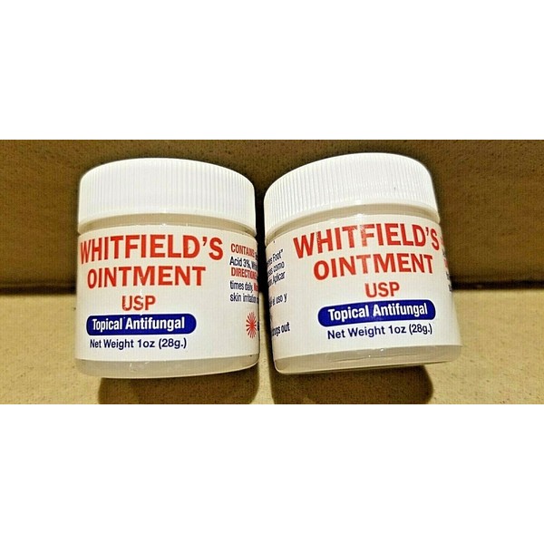 2 P-Ulrici Whitfield's Antifungal Ointment Athlete's Foot Hongos Pie de Atletas