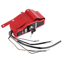 GLOGLOW Ignition Key Switch Box On/Off Electric Engine Stop Switch with 2 Keys Fit for GX340 GX390 11HP 13HP Engine