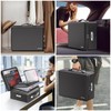 DocSafe 6400°F Fireproof Document Box with Lock,Heat Insulated Fireproof Water
