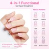 MIZHSE Pink Nail Hardener with Colour Extra Strong Nail Hardener