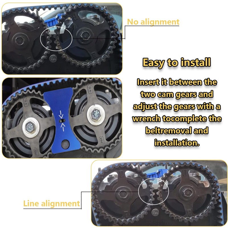 Mejiao Engine Cam Gear Lock Timing Belt Installation Tool Compatible