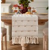 Caflife Boho Table Runner 60 Inchs Long for Modern Farmhouse