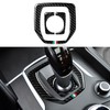 Car Gear Shift Trim Center Console Panel Cover Sticker Carbon