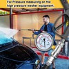 Boltigen Pressure Washer Gauge Kit, Pressure Gauge for Power Washer