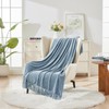 CozeCube Chenille Throw Blanket for Couch, Cozy Plush Fuzzy Decorative