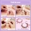 Kit para hacer pulseras con dijes para niñas, 66 piezas