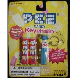 Pez Candy Clown Keychain New On Card