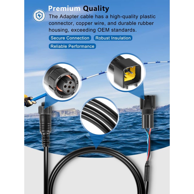 Replacement for 010-12770-00 Adapter Cable, for Yamaha Engine Bus to