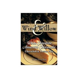 Wind & Willow Sweet Cheeseball and Dessert Mix - 3.5 Oz. (2-pack) (White Chocolate Amaretto Cheesecake)