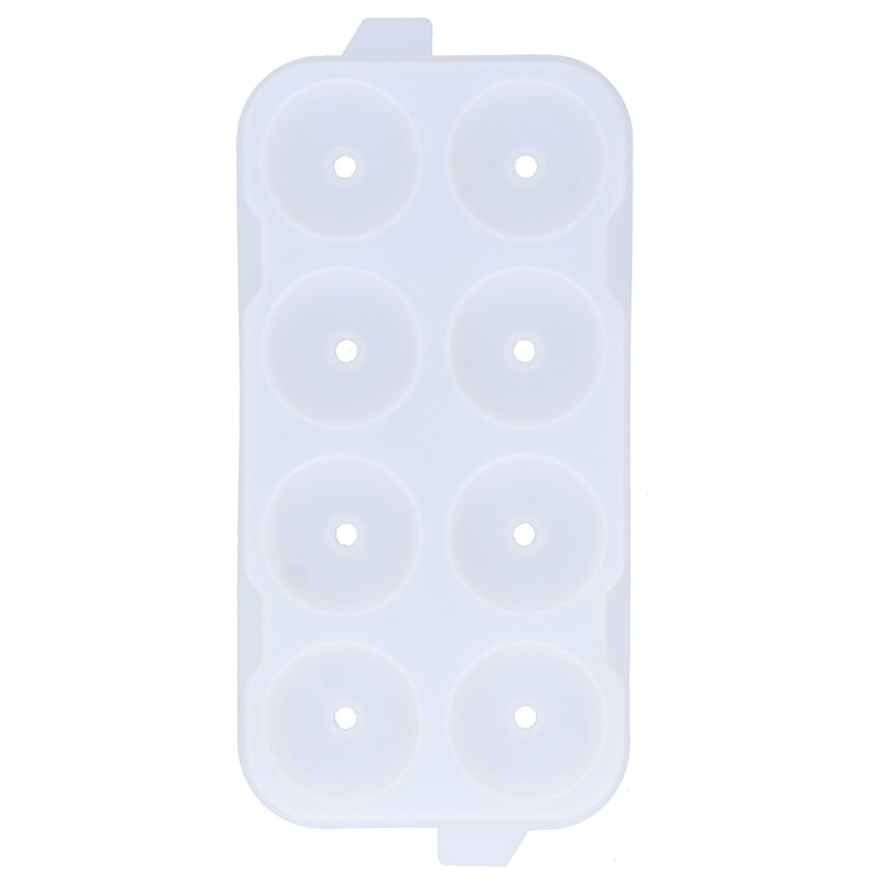 Ice Ball Maker Mold 8Hole Round Silicone Sphere Tray with