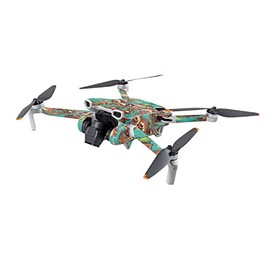 MightySkins Glossy Glitter Skin Compatible with DJI Mini 3 - Crazy Tikis | Protective, Durable High-Gloss Glitter Finish | Easy to Apply | Made in The USA