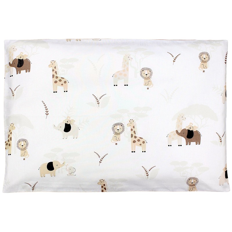 TupTam Children's Cushion Cover Decorative Patterned Colour: Savannah Beige/Dark Beige