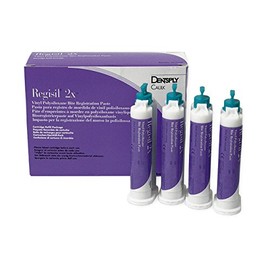 Dentsply 619500 Regisil 2X VPS Bite Registration Material, Purple, 4 (50 mL) Cartridge Refill