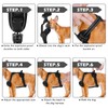 SIBOTER Dog Harness with Dog Lead, Reflective Dog Harness for