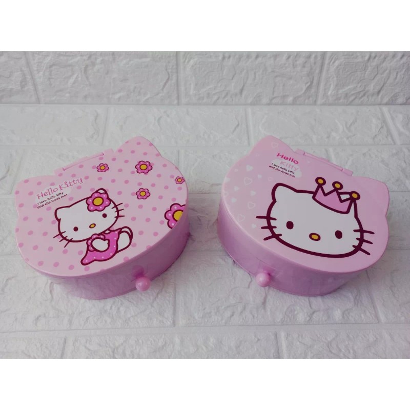 KH Alhajero Joyeros Estuche Organizador Kitty Con Espejo Regalo