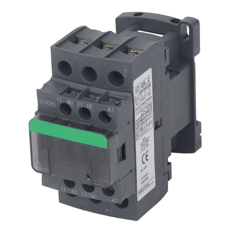 AC Contactor Low Voltage 25A 1NO 1NC 380V Circuit Switch