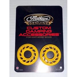 Genuine Mathews Solocam Archery 3/8" Rubber HDS Damper Yellow