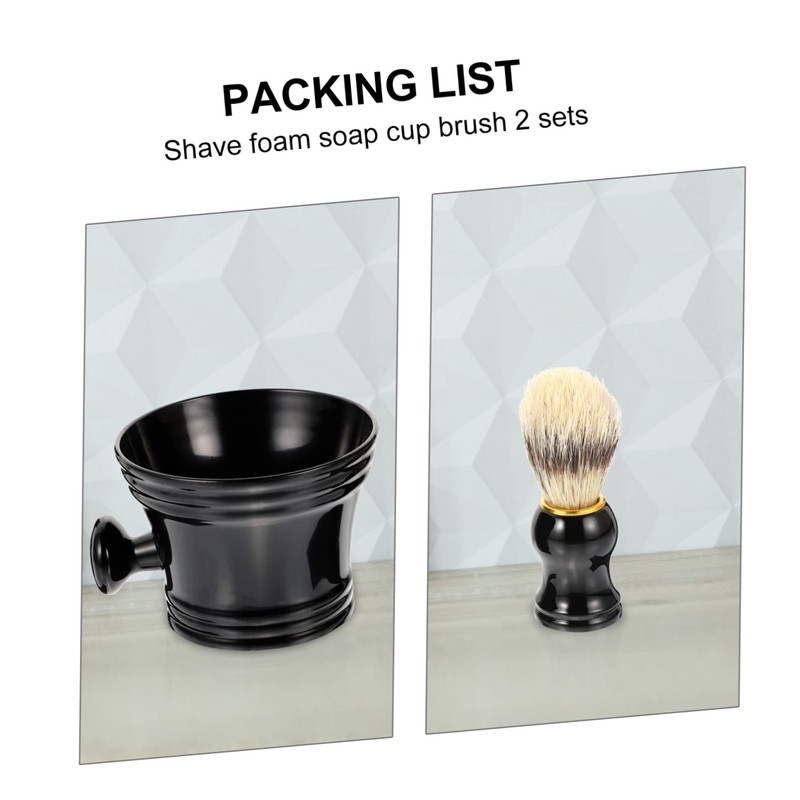 TOVINANNA Mens Shaver 2pcs Shaving Set Shaving Bowl Brush Men's