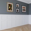 Pangda 23 Pcs MDF Wainscoting Kit 94.49 x 47.24 Inches