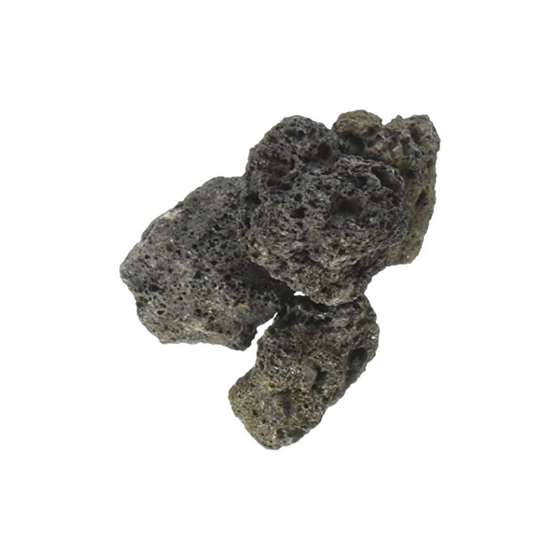 Pleasant Hearth LVR100 Lava Rock, 5 lb, Charcoal